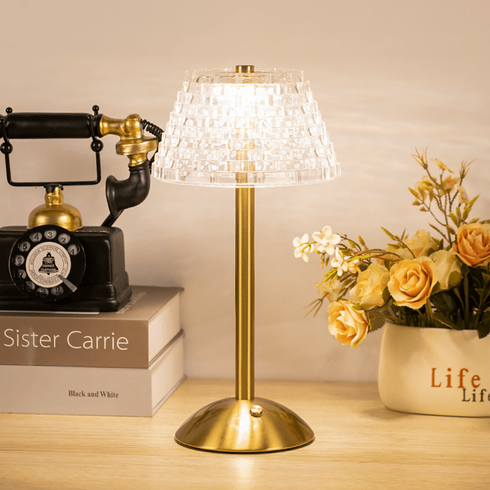 Glimmer Table Lamp - Elegant and Wireless Lighting