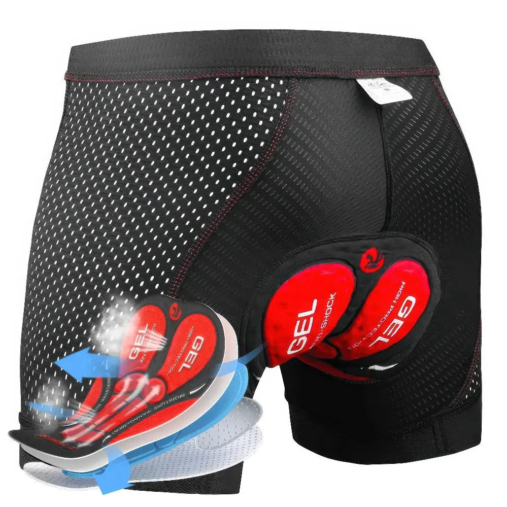 Gel Padded Cycling Shorts for Men