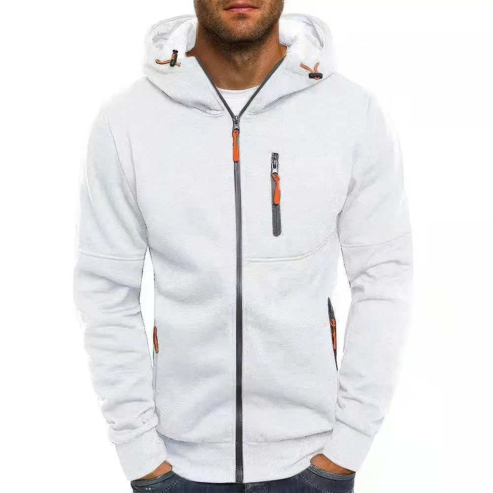 Comfortable Men's Hoodie Gilet with Zip