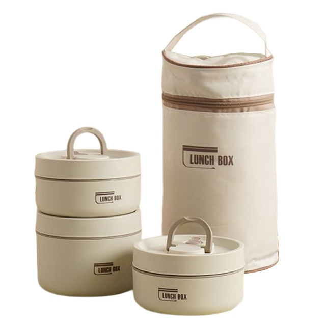Multi-layer Insulated Lunchbox with FREE Carry Bag - ThermoBox