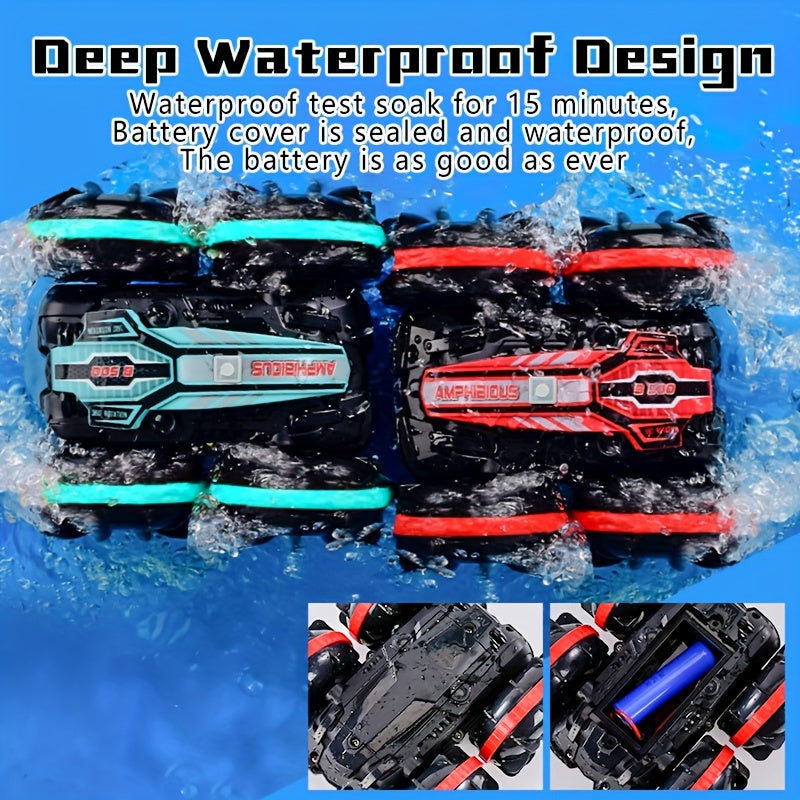 Amphibious Stunt RC Car - Fast, Robust and Waterproof for Adventures