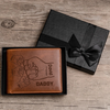 LegacyLine Personalized Leather Wallet | Customizable Premium Cowhide Wallet for Men