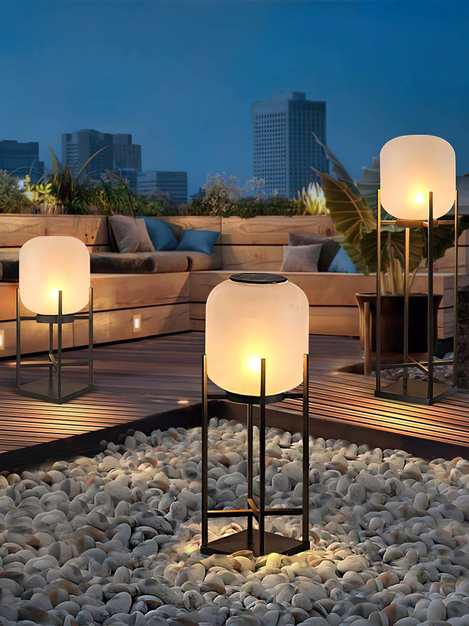 Solar Outdoor Floor Lamp - Sustainable