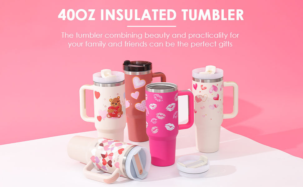 Insulating Mug with Handle and Straw - ChillMate