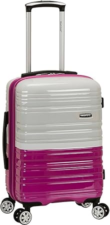 Lightweight Expandable Hard Shell Suitcase with Double Spinner Wheels – Cotton Candy