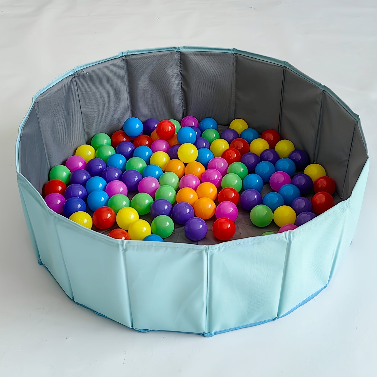 Ocean Ball Pit FunZone - Colourful, Foldable and Safe Play Fun for Little Ones