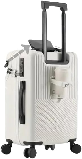 50.8 cm Hard-shell Cabin Luggage with Cup Holder, USB Port and TSA Lock