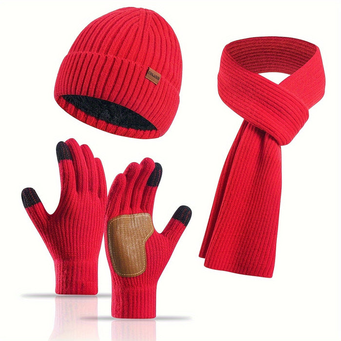 Winter Bliss Set - Beanie, Scarf and Gloves for Couples - Warm and Stylish