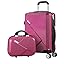 2-Piece ABS Hard Shell Luggage Set with TSA Lock & 360° Spinner Wheels