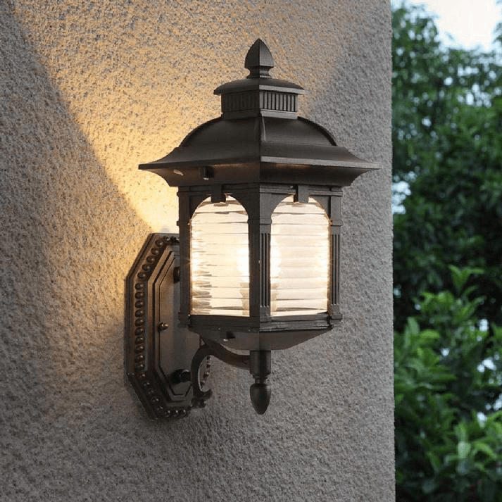 Wall Lamp Outdoor - Antique Glass Design