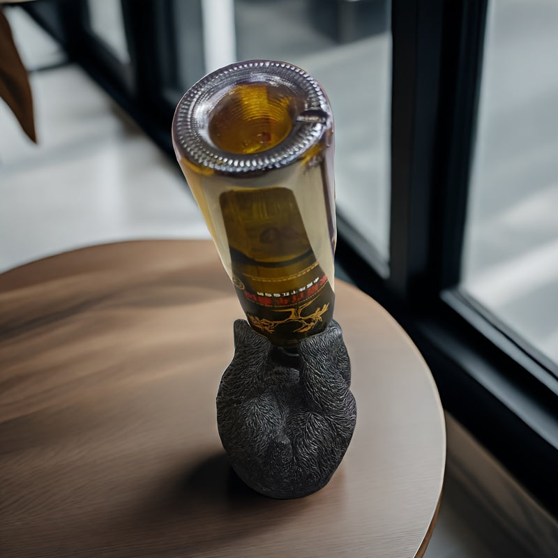 Bear Wine Bottle Holder – A Playful Addition to Your Wine Collection