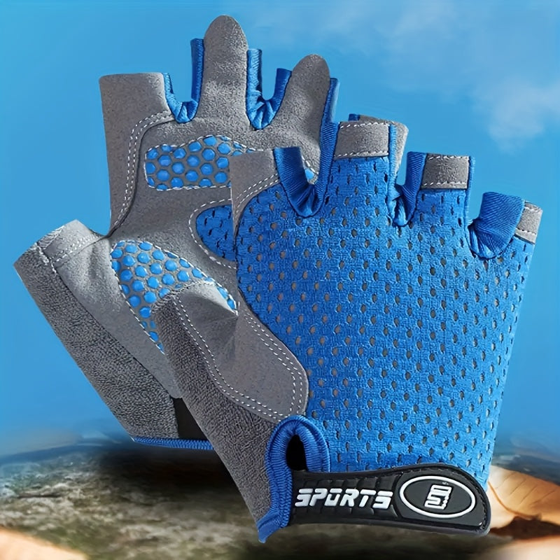 Half Finger Gloves for Cycling and Outdoor Activities – Breathable and Non-Slip Design