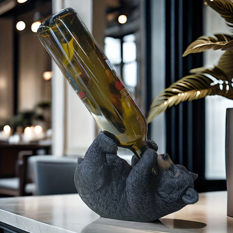 Bear Wine Bottle Holder – A Playful Addition to Your Wine Collection