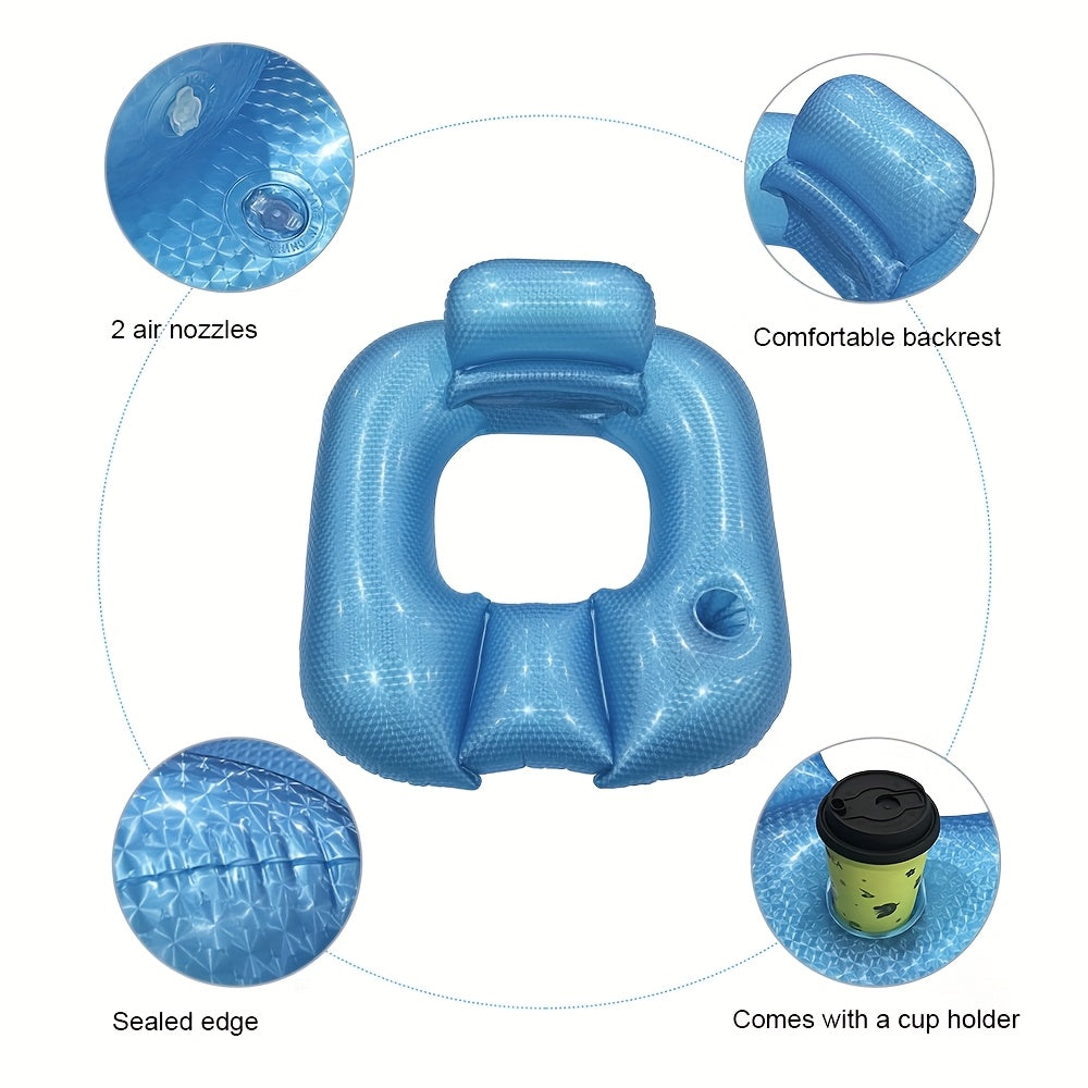 PearlFloat Inflatable Lounge – Comfort and Style on the Water