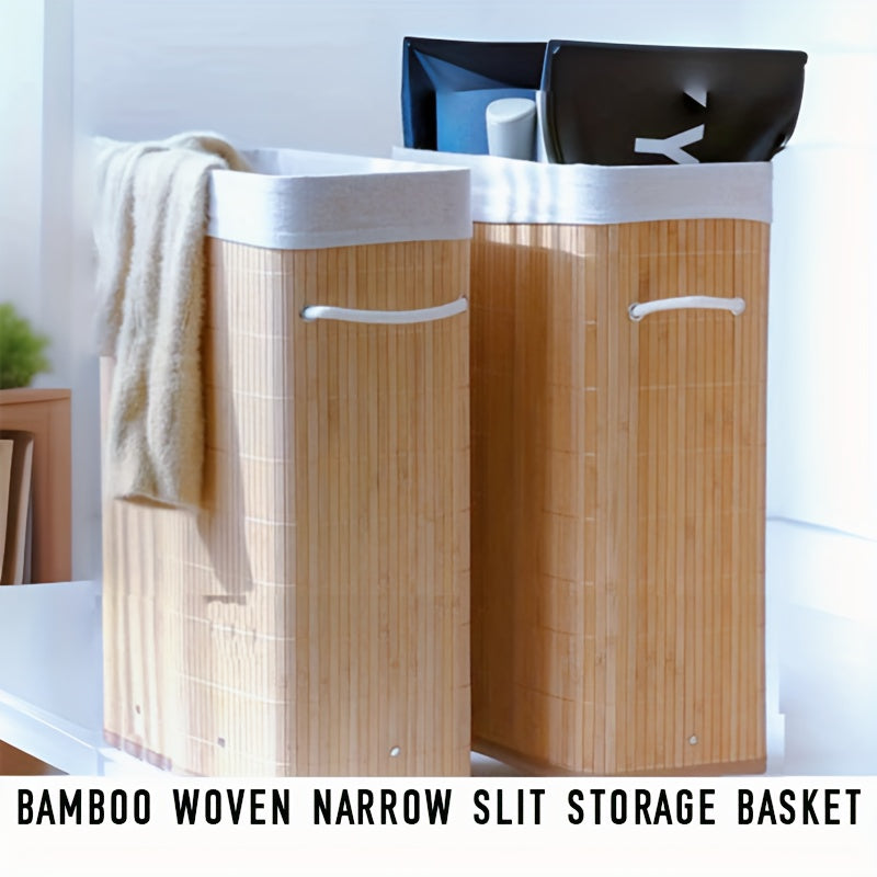 Bamboo Woven Storage Basket - Sustainable and Practical for Every Room