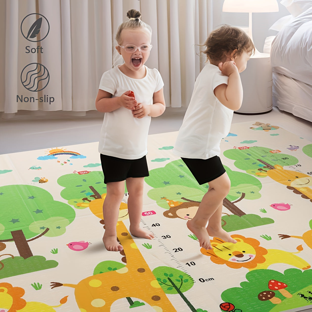 Educational Play Mat – Learn and Grow with Animals and Nature