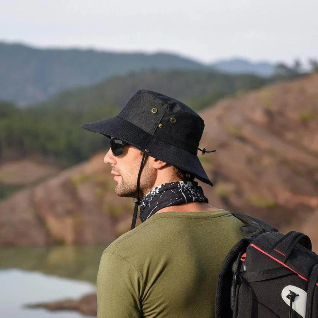 Water-Repellent Outdoor Bucket Hat with UV Protection – ShieldFlex Pro