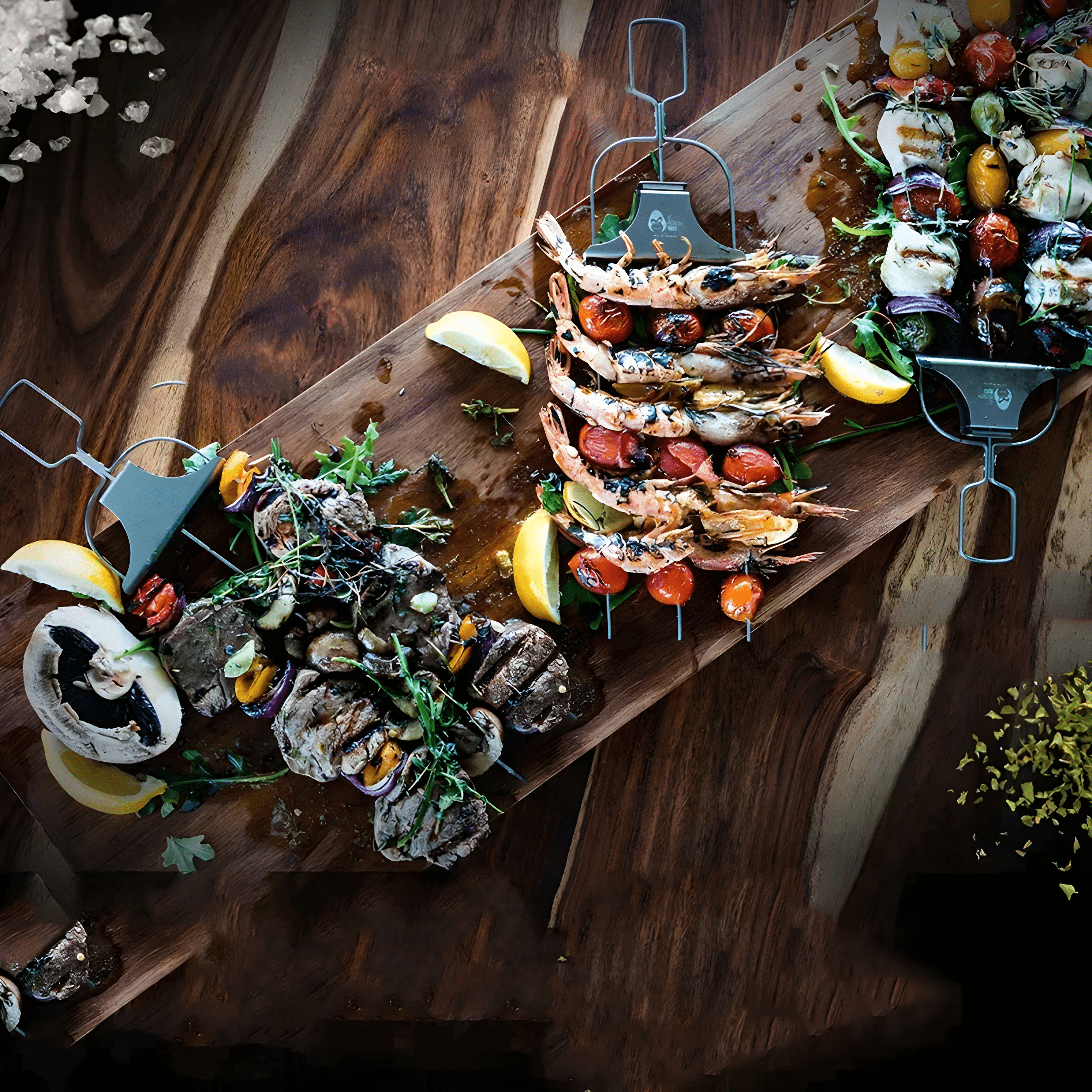 SpiesPro - 3-in-1 Grill Tool - Makes grilling easier and more efficient!