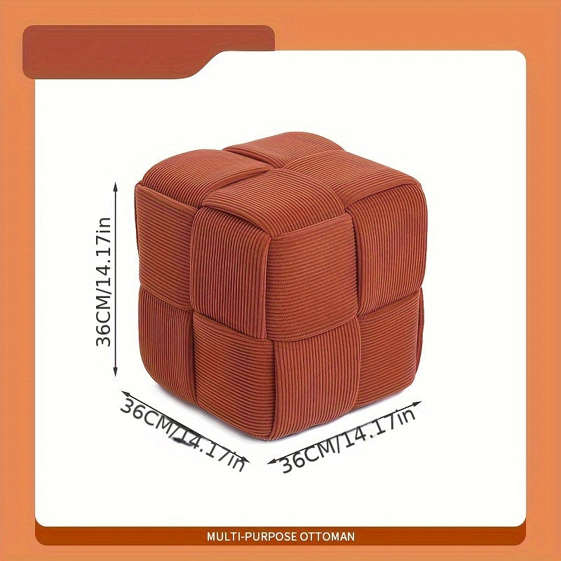 CordyCube Ottoman – Chic Design and Comfort in One
