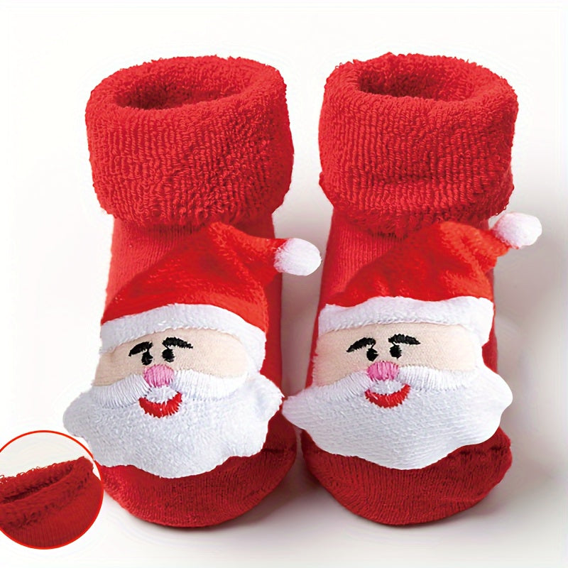 Cute Christmas Baby Booties - For Warm Little Feet