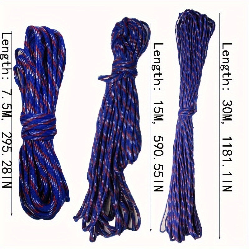 Robust 7-Core Rope - Strong and Versatile for Camping and Emergency Situations
