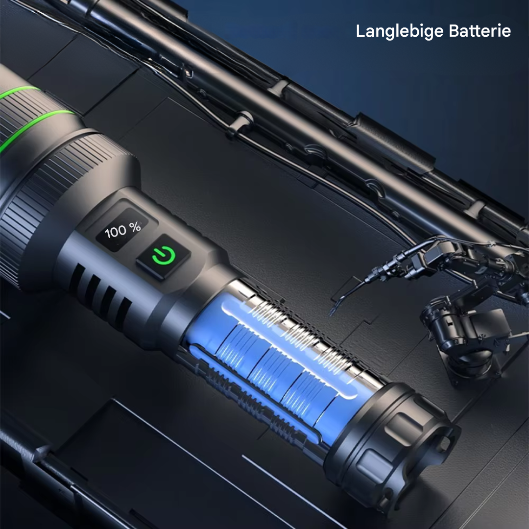 Extremely Bright and Zoomable LED Torch - PowerBeam