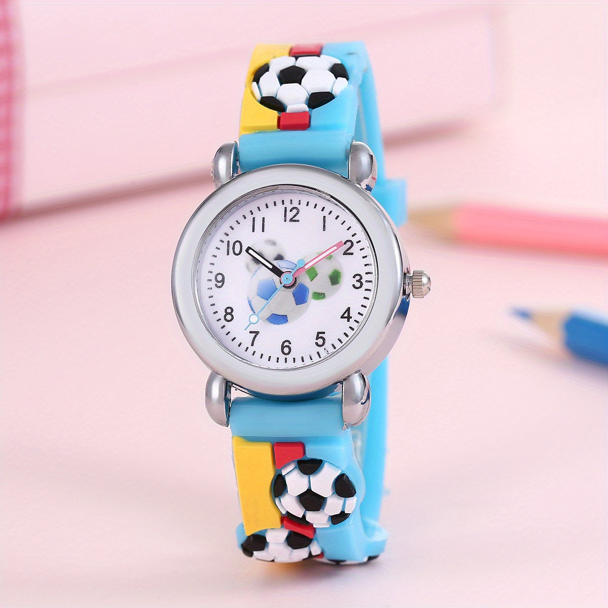 Football Cartoon Watch for Kids - Learn the Time with Fun