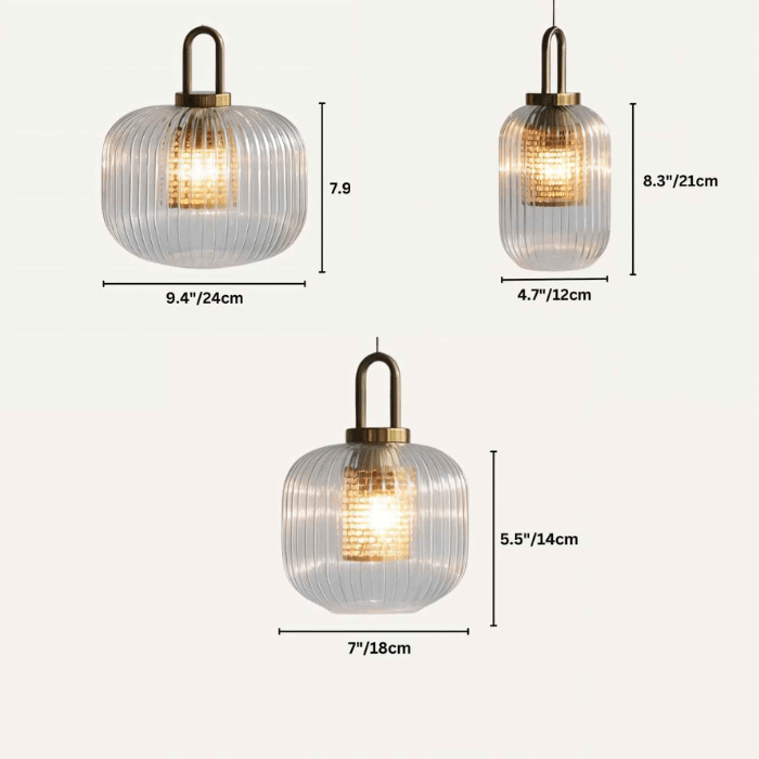 Pendant Light with Glass Shade - Atmospheric Lighting