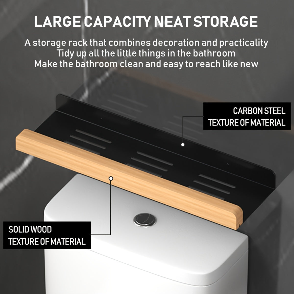 Stylish Wall Shelf Toilet Paper Holder – Perfect for Bathroom Organisation