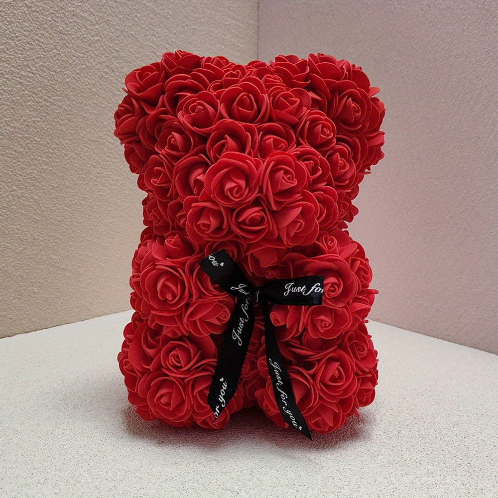 Luxury Rose Bear for Valentine’s Day - A Cute and Romantic Gift for Your Loved One