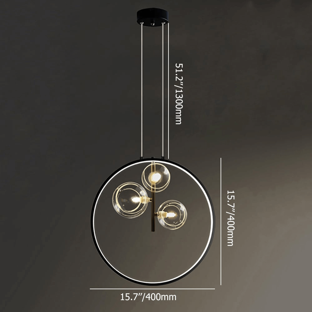 Minimalist Glass Pendant Light - LED Lighting