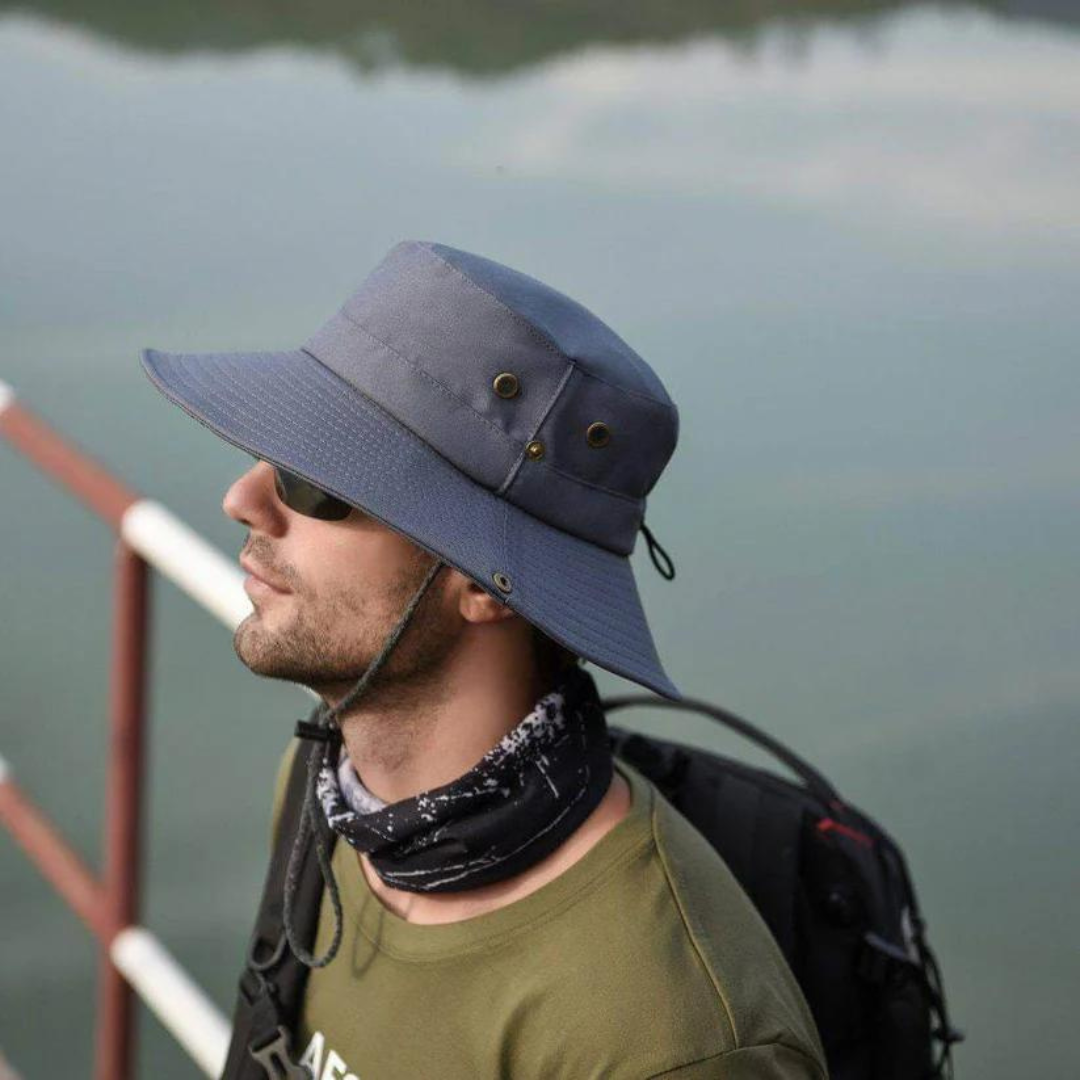 Water-Repellent Outdoor Bucket Hat with UV Protection – ShieldFlex Pro