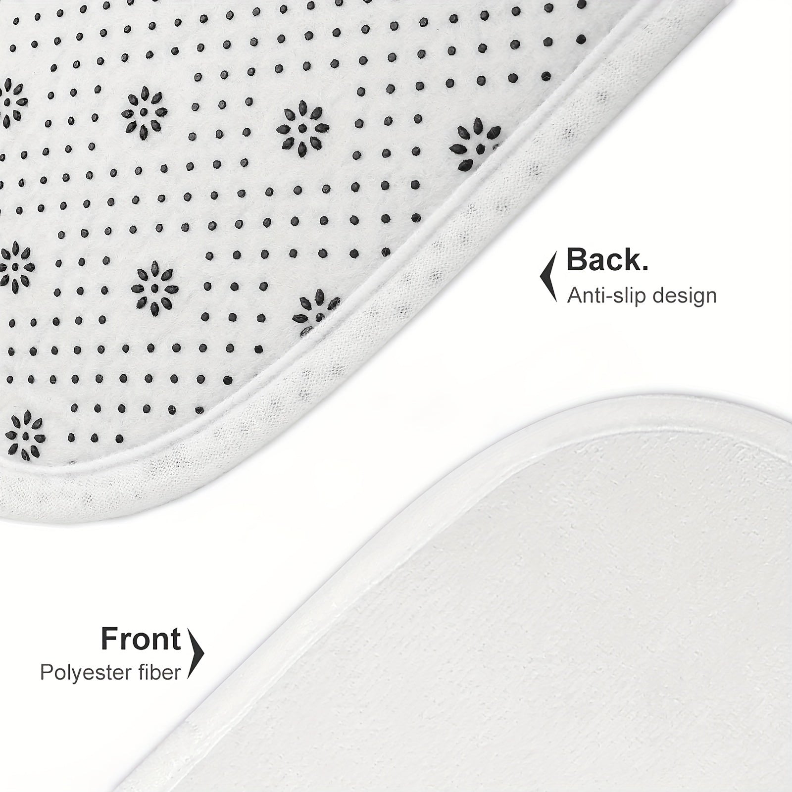 Tropical Leaves Bath Mat Set – Absorbent and Comfortable for the Bathroom