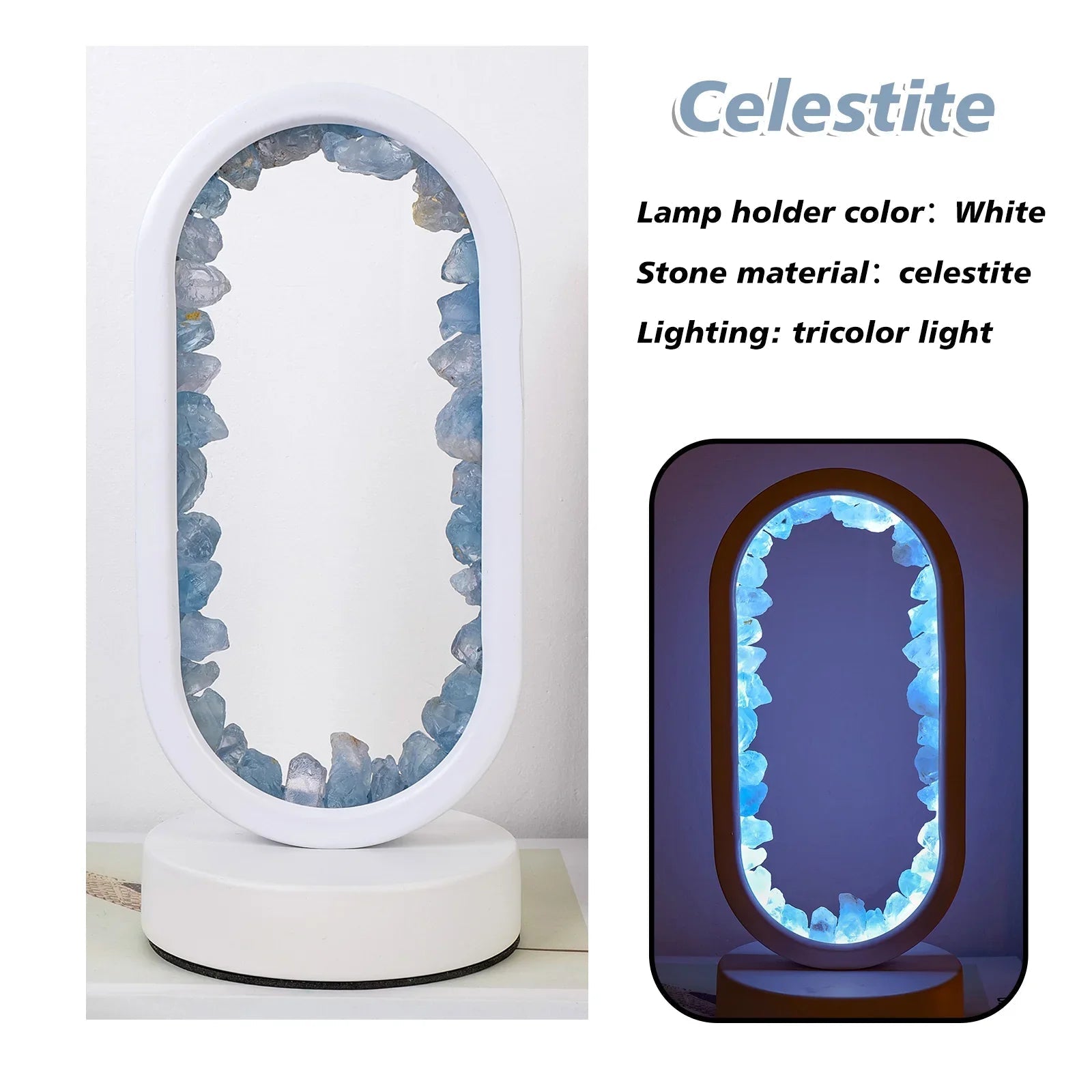 Handmade Amethyst Lamp - Serenith