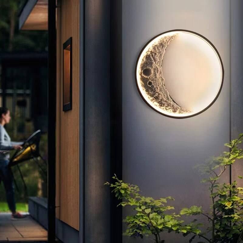 Outdoor Lamp Moon Design - Atmospheric Garden Lighting