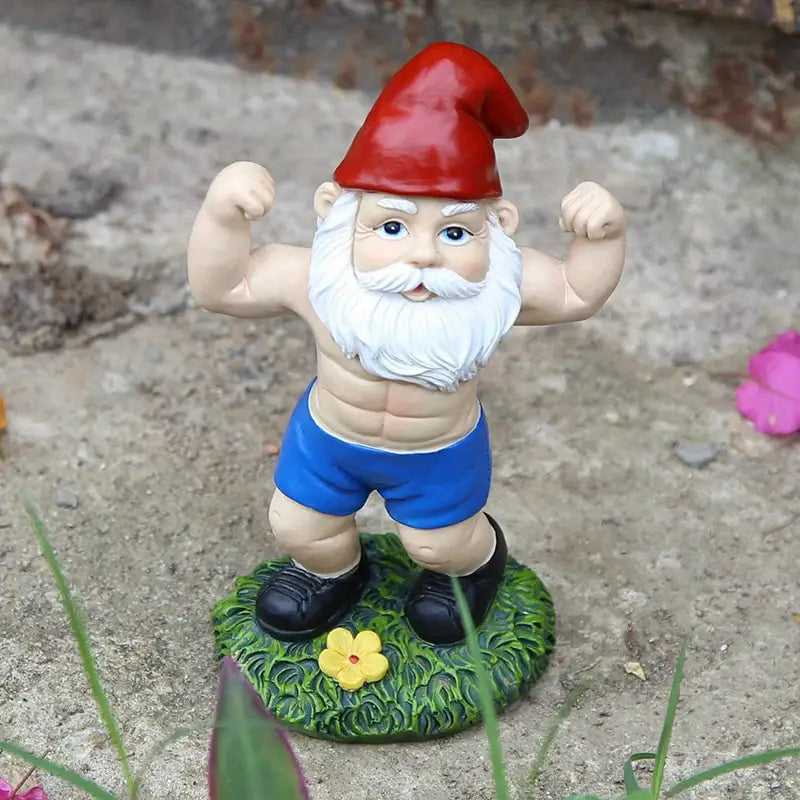 Sporty Dwarfs - Funny Garden Statues for a Playful Atmosphere