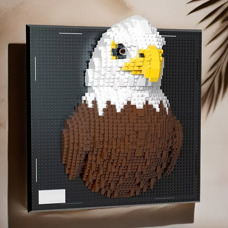 Creative 3D Wall Art Building Blocks – Shark and Eagle Collection