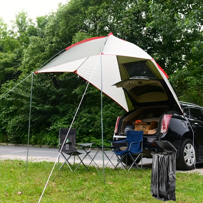 Adjustable Folding Bin Bag Holder – Three-Part Height Adjustable Stand for Home or Outdoor