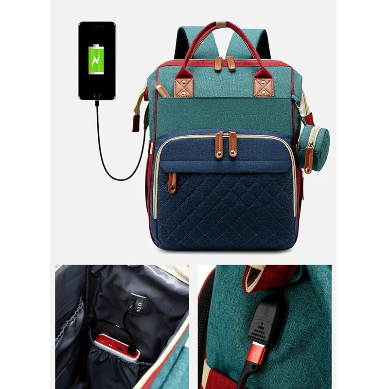 Baby Adventure Backpack with Pull-Out Bed - Perfect for Outings