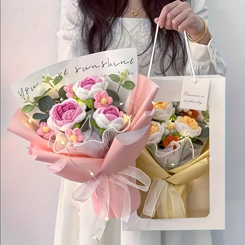 Handmade Crocheted Flower Bouquet – The Perfect Gift for Mother’s Day