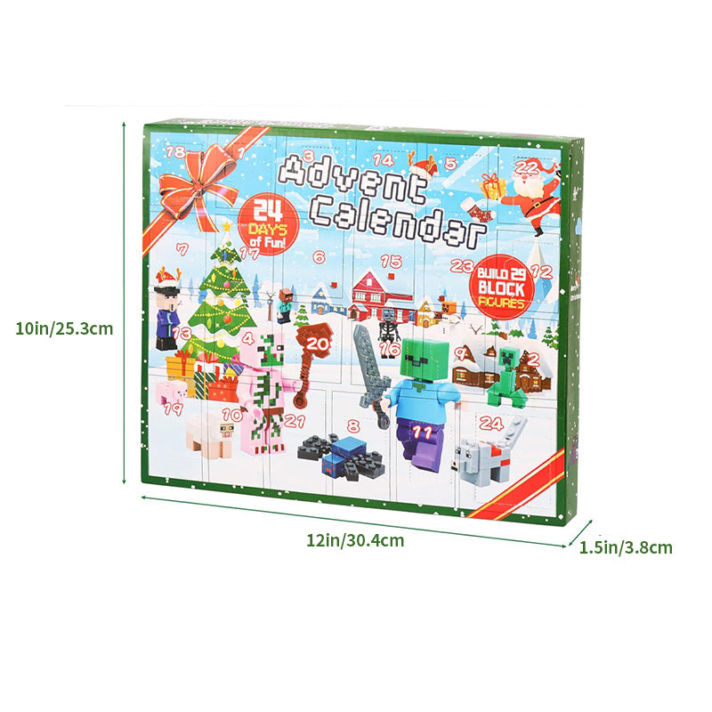 CrystalBuild Elite Advent Calendar | 29 Creative Figures for Kids' Christmas Countdown