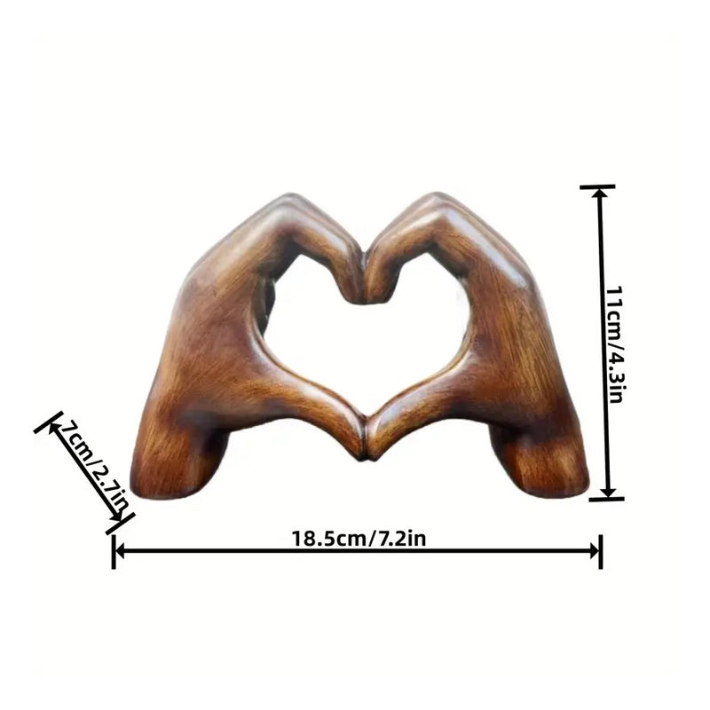 Heart-Shaped Sculpture: Modern Art with a Romantic Touch
