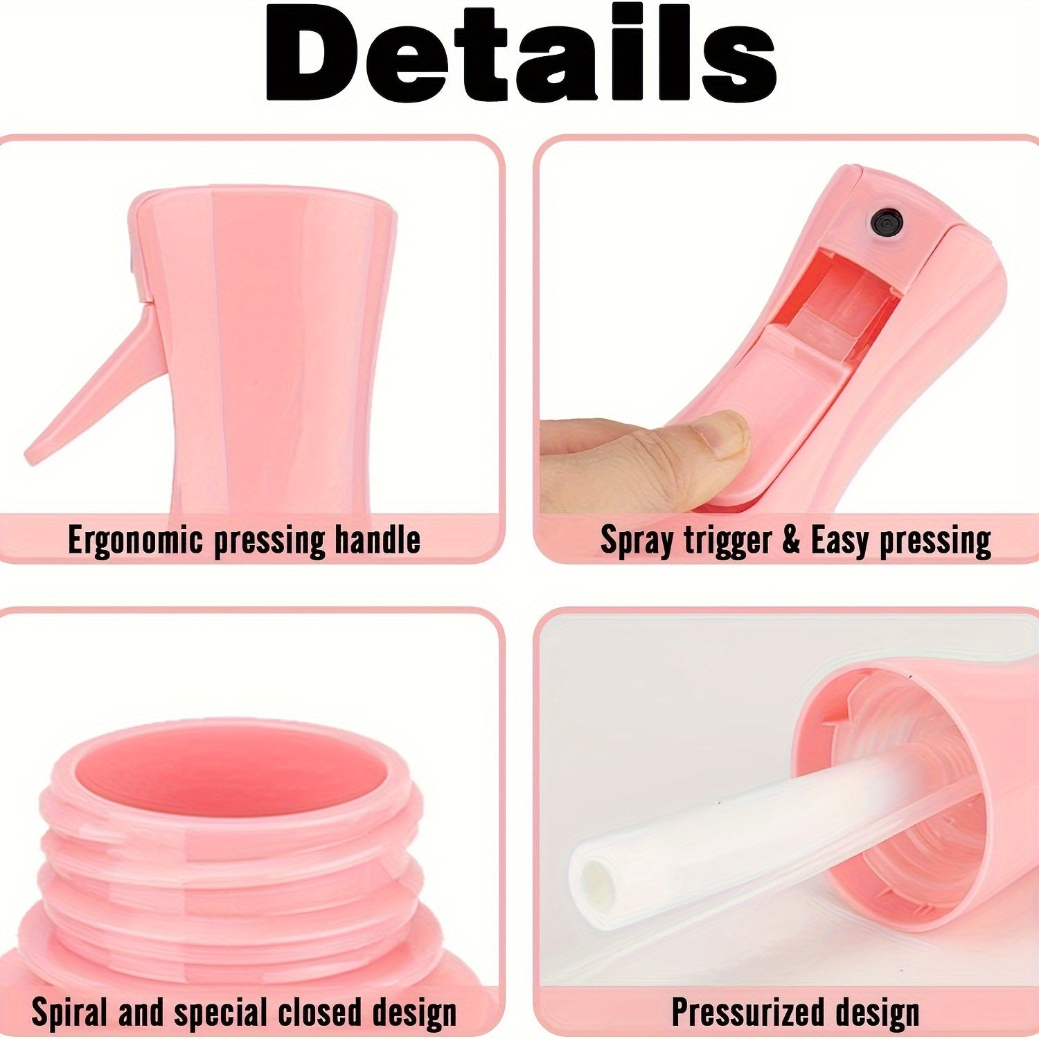 Fine Mist Spray Bottle – 200ml for Precision in Hair and Plant Care