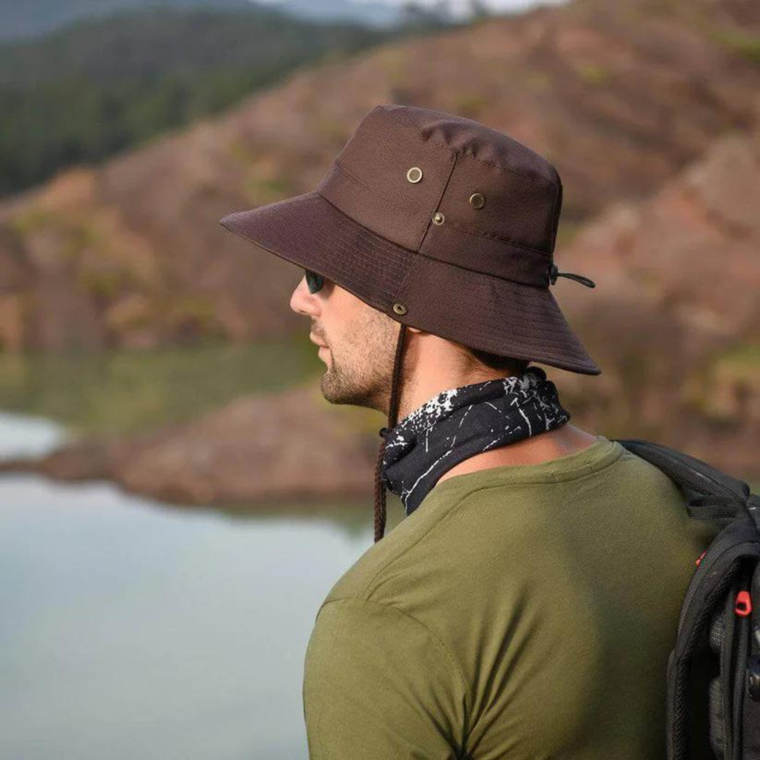 Water-Repellent Outdoor Bucket Hat with UV Protection – ShieldFlex Pro
