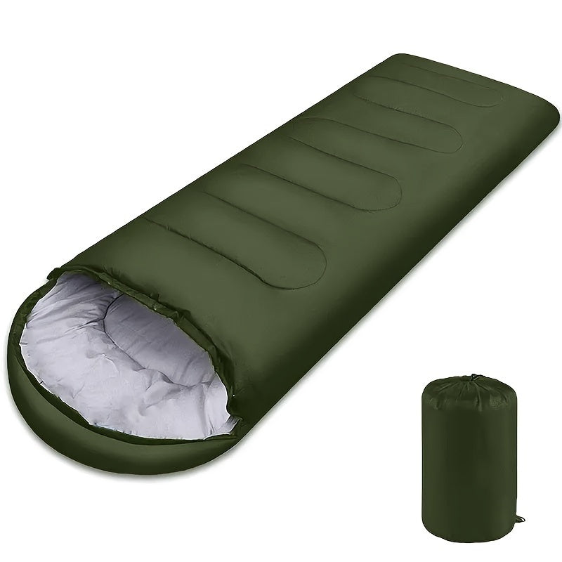 Warm Sleeping Bag with Hood – Perfect for Camping and Winter Adventures