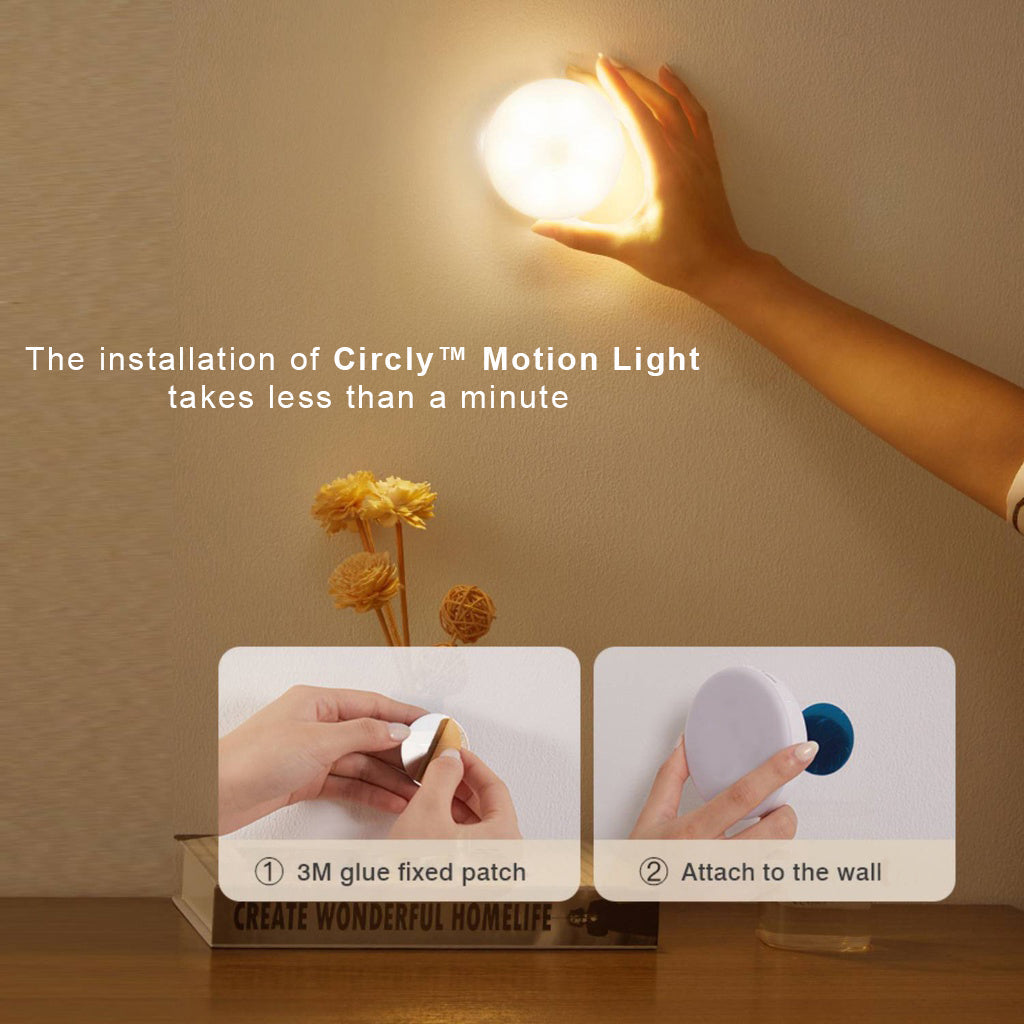 Circly Rechargeable LED Lamp – Handy Lighting with Motion Sensor