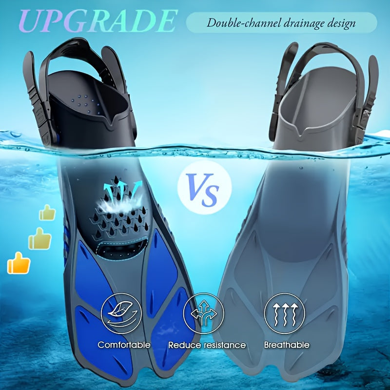 AquaFlex Snorkel Fins – Ideal for Swimming and Snorkelling