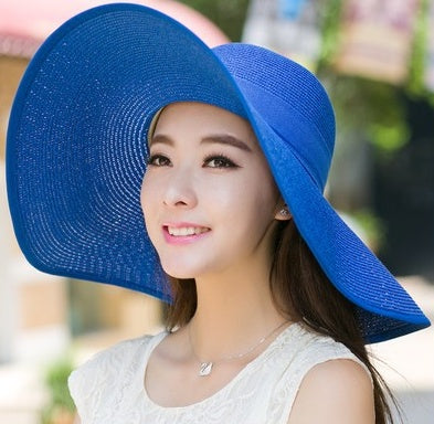 Foldable Women's Sun Hat with Wide Brim for Summer – Vanessa