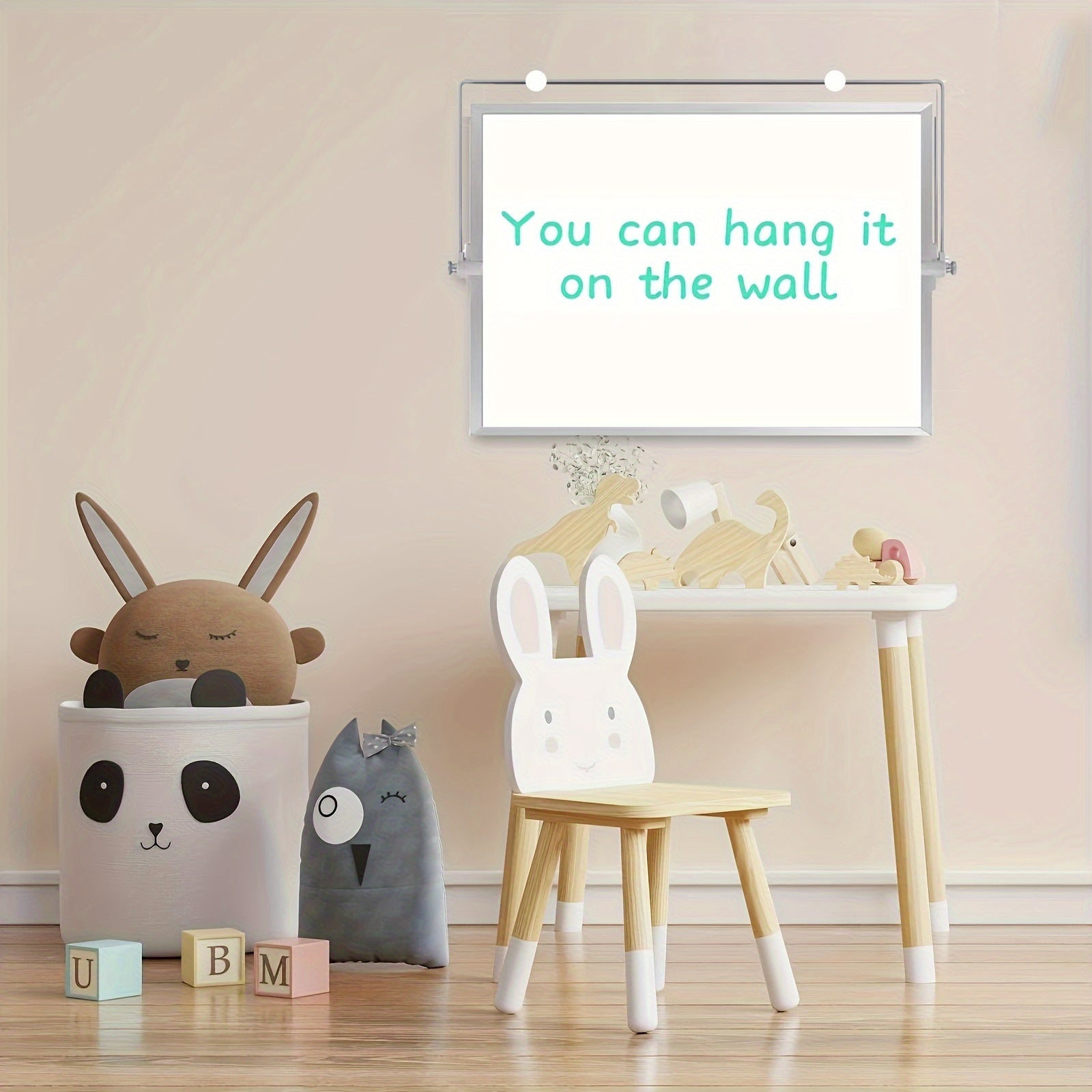 MagniBoard Magnetic Whiteboard - Portable and Double-Sided with Stand