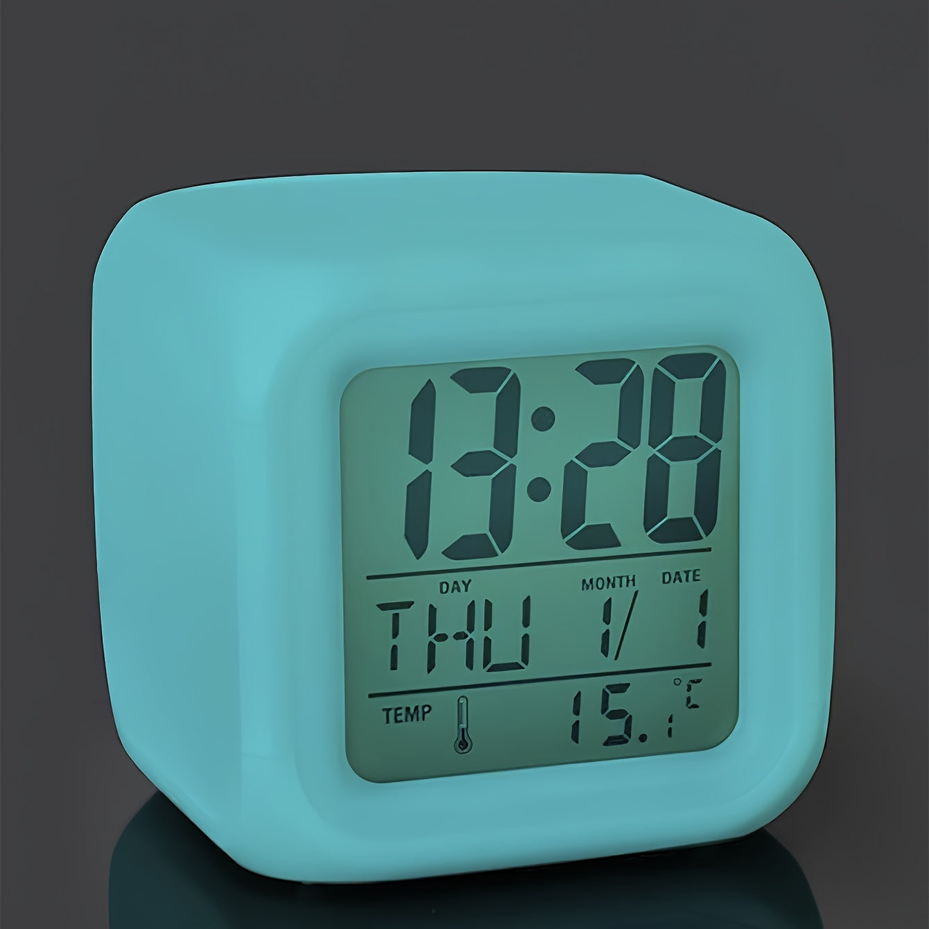 LED Digital Alarm Clock with Temperature Display – Silent and Luminous for Any Room